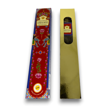 Incienso Golden India Sandalo Sree Vani Indian Heritage - 1 cajetilla de 15gr.