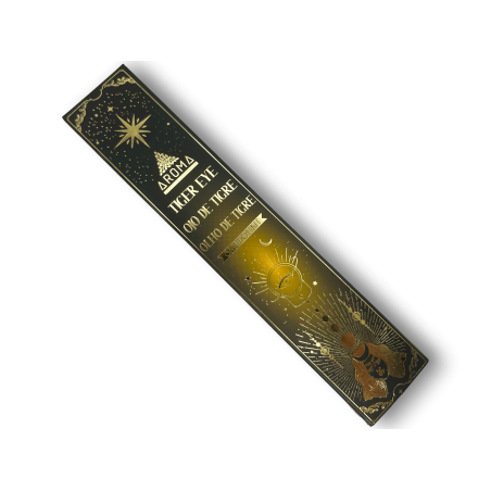Oeil de Tigre Encens AROMA Smudge Kit Encens Cristal - Bâtonnets d’encens minéraux - 1 boite de 20gr.