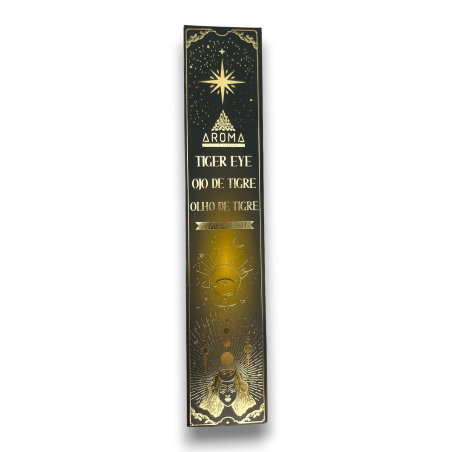 Encens Ull de Tigre AROMA Smudge Kit Encens Crystal - Barretes d'encens amb minerals - 1 capseta de 20gr.