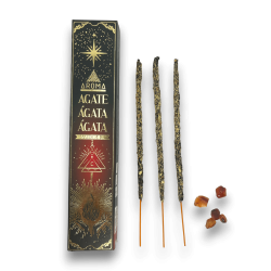 Encens Agate AROMA Smudge Kit Encens Cristal -...