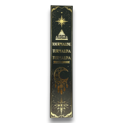 Incienso Turmalina AROMA Smudge Kit Incienso Crystal - Barritas de incienso con minerales - 1 cajita de 20gr.