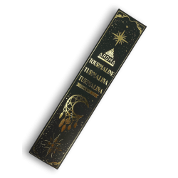 Incienso Turmalina AROMA Smudge Kit Incienso Crystal - Barritas de incienso con minerales - 1 cajita de 20gr.