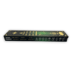 Encens Jade Verd AROMA Smudge Kit Encens Crystal - Barretes d'encens amb minerals - 1 capseta de 20gr.
