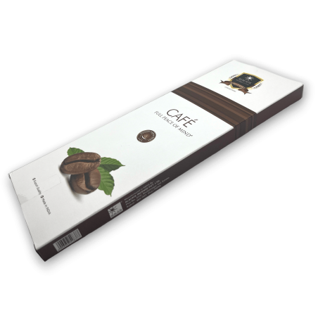 Incienso Alaukik Café - Coffee - Paquete Grande 90gr - 55-65 varillas - Hecho en India