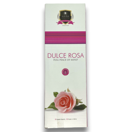 Encens Alaukik Sweet Rose - Grand Pack 90gr - 55-65 bâtonnets - Fabriqué en Inde