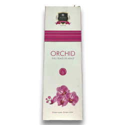 Alaukik Orchidee Weihrauch - Orchidee - Großpackung 90gr - 55-65 Stäbchen - Made in India
