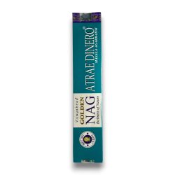 Incienso Atrae Dinero GOLDEN NAG Attract Money Masala Agarbathi - 1 cajetilla de 15gr.