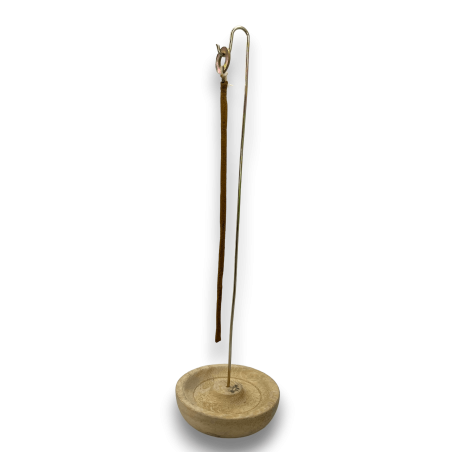 Corde d’Encens Nag Champa Madhubani Sri Sugandhi - Corde d’Encens avec Support - Qualité Premium