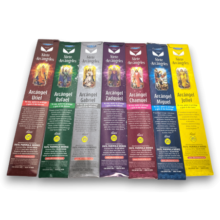 Encens Sept Archanges ULLAS 7 Archanges - 7 paquets de 5 bâtonnets d’encens
