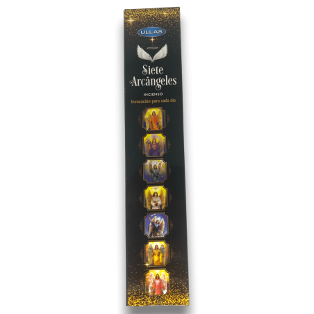 Encens Sept Archanges ULLAS 7 Archanges - 7 paquets de 5 bâtonnets d’encens