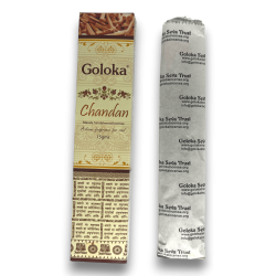 Encens Goloka Chandan Masala Sandalwood Incense - 1 paquet de 15gr.