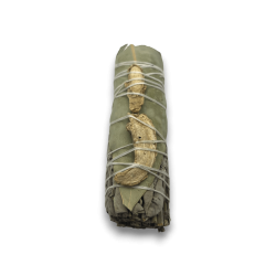 Atado de Salvia Blanca, Eucalipto y Gengibre Smudge Made in México - Atado de Hierba 10cm