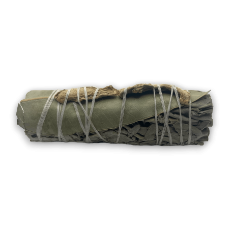 Sauge blanche, eucalyptus et gingembre Smudge Bundle Made in Mexico - Grass Bundle 10cm