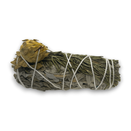 Atado de Salvia de la Paz Smudge Made in México - Atado de Hierba 10cm