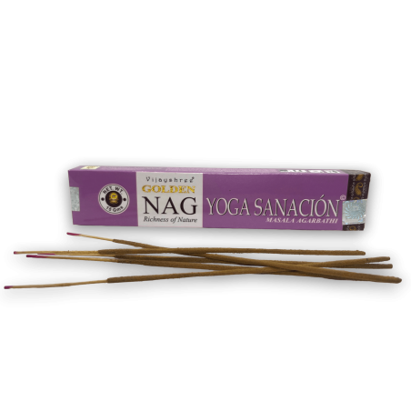 Encens Ioga Sanació GOLDEN NAG Ioga Healing Vijayshree Fragance - 1 Cajetilla de 15gr.