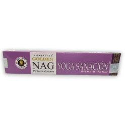 ヨガ ヒーリング お香GOLDEN NAGヨガ ヒーリング ヴィジェイシュリー フレグランス - 1 箱 15gr。