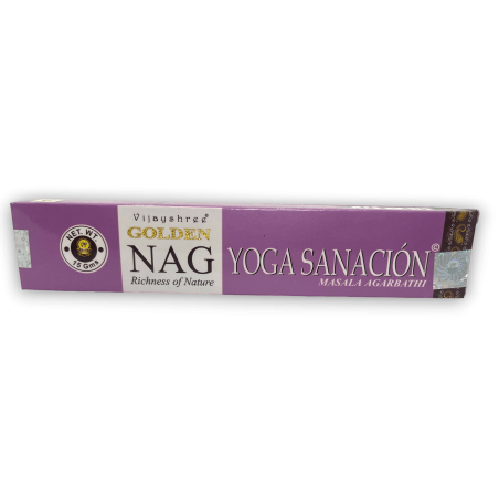 Tămâie Yoga Healing GOLDEN NAG Parfum Yoga Healing Vijayshree - 1 cutie de 15gr.