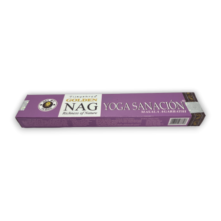 ヨガ ヒーリング お香GOLDEN NAGヨガ ヒーリング ヴィジェイシュリー フレグランス - 1 箱 15gr。