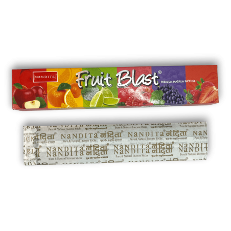 Nandita Fruit Blast Encens - Encens Masala Premium 1 paquet de 15gr.