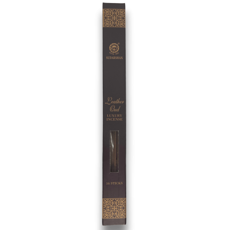 Cuir Oud Sudarshan Encens de luxe Encens - 16 bars