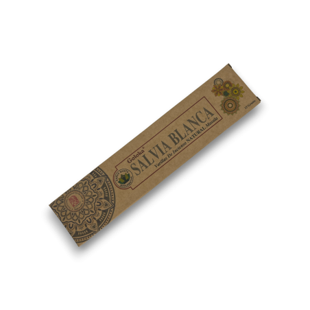Organic White Sage Incense GOLOKA White Sage - Natural Masala Incense - 1 pack of 15gr