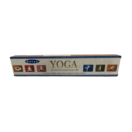Räucherstäbchen SATYA Yoga - Premium Masala Räucherstäbchen - 1 Packung à 15gr.