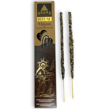 Maya Ritual Räucherstäbchen AROMA Mayan Ritual - 20 Gramm Schachtel mit inspirierender Botschaft