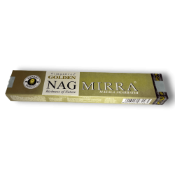 Encens Mirra GOLDEN NAG Myrrh Vijayshree Fragance - 1 Cajetilla de 15gr.