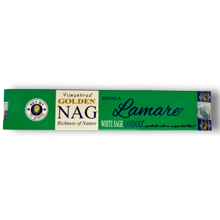 Tamaie Lamare White Sage & Lavender GOLDEN NAG Parfum Lamare White Sage & Lavanda Vijayshree - 1 Cutie de 15gr.