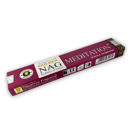 GOLDEN NAG瞑想のお香 ヴィジェイシュリー フレグランス - 1 ボックス 15gr。
