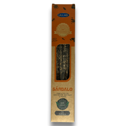 Incienso Ullas de Sándalo - Sandalwood - Hecho a mano - 25gr - Hecho en India - 100% Natural - ULLAS Incienso Orgánico