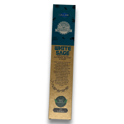 بخور Ullas White Sage - حكيم أبيض - صناعة يدوية - 25 جرام - صنع في الهند - طبيعي 100٪ - بخور ULLAS عضوي