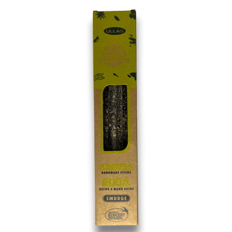 Tămâie Ullas Rue - Arruda - ULLAS - Handmade - 25gr - Fabricat în India - 100% naturală - Tămâie organică ULLAS