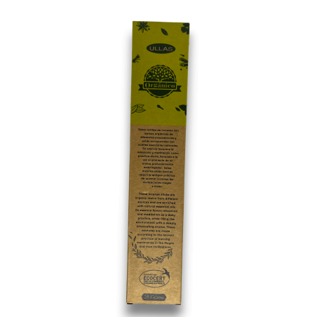 Rue Ullas Incense - Arruda - ULLAS - Handmade - 25gr - Made in India - 100% Natural - ULLAS Organic Incense