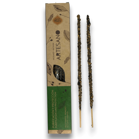 Palo Santo and Rosemary Incense Holy Mother - Purification and Protection - 5 organic bars - Artisan Incense