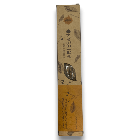 Palo Santo Sagrada Madre Räucherstäbchen - Harmonie und Wohlbefinden - 5 Bio-Riegel - Artisan Räucherstäbchen