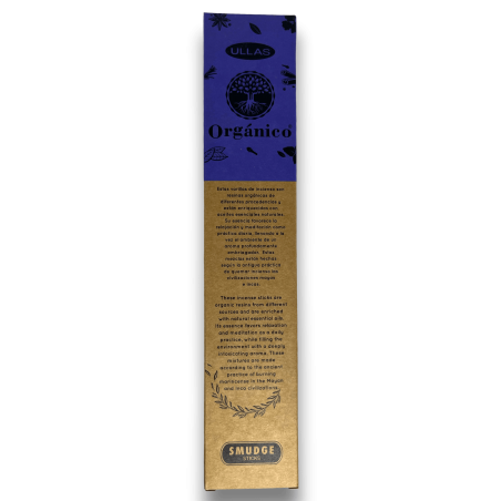 Violet Ullas Räucherstäbchen - Veilchen - Handgefertigt - 25gr - Made in India - 100% natürlich - ULLAS Bio Räucherstäbchen