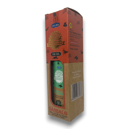 Spray Aromatisant Ullas Bois de Santal - Désodorisant en Spray - 100ml