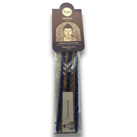 Incenso Palo Santo, Regina della Notte e Lavanda TAO Combinazione Energia Protettiva e Tranquillità - Incensi TAO - 5 bastoncini