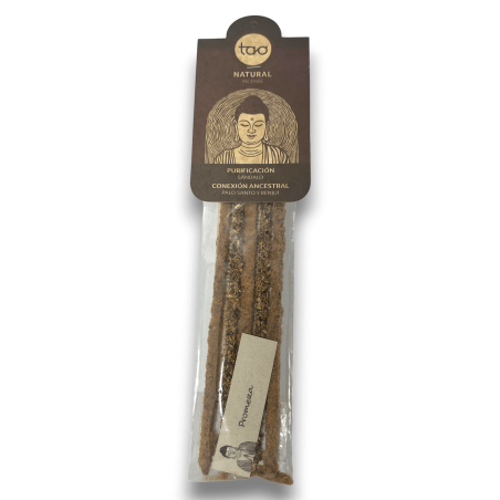 Sandelträ, Palo Santo och Bensoe TAO Kombinerad Renhållning och Ancestral Anslutning - TAO Rökelse - 5 tjocka pinnar