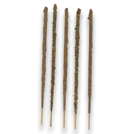 Encens Bois de Santal, Palo Santo & Benjoin TAO Purification Combinée & Connexion Ancestrale - Encens TAO - 5 bâtonnets épais