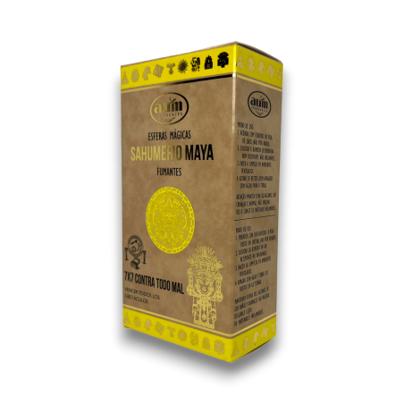Maya Rauchbomben 7X7 Gegen alle bösen AUM FRAGRANCES - Magic Spheres Sahumerio 8 Räucherbomben Hindernisse überwinden
