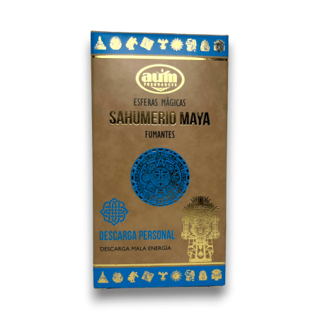 Maya Smoking Bombs Décharge Personnelle AUM FRAGRANCES - Magic Spheres Sahumerio 8 bombes d’encens Décharge de mauvaise énergie