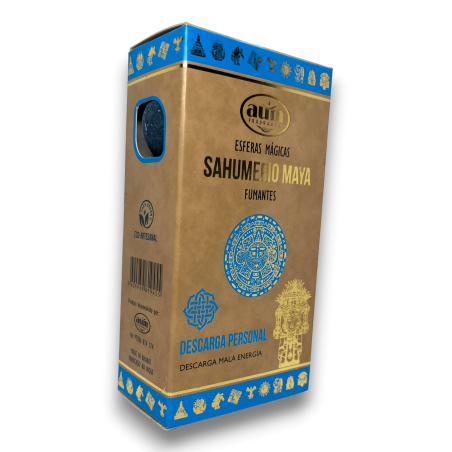 Mayan Smoking Bombs Personal Discharge AUM FRAGRANCES - Magic Spheres Sahumerio 8 incense bombs Bad energy discharge