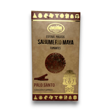 Maya Palo Santo AUM FRAGRANCES Sfuming Bombs - Maya Räucherstäbchen Magic Spheres 8 Räucherbomben Heilung und Reinigung