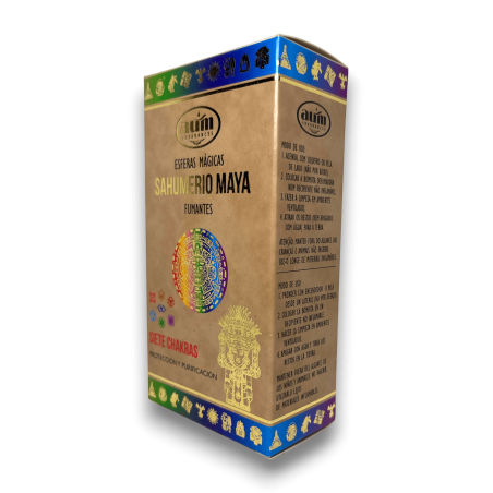 المايا سبع شاكرات قنابل الدخان AUM FRAGRANCES - المجالات السحرية ساهوميريو 8 قنابل البخور الحماية والتنقية