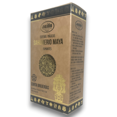 Maya Rauchende Bomben Hexerei Cutter AUM FRAGRANCES - Magic Spheres Sahumerio 8 Zauberentfernung Bomben