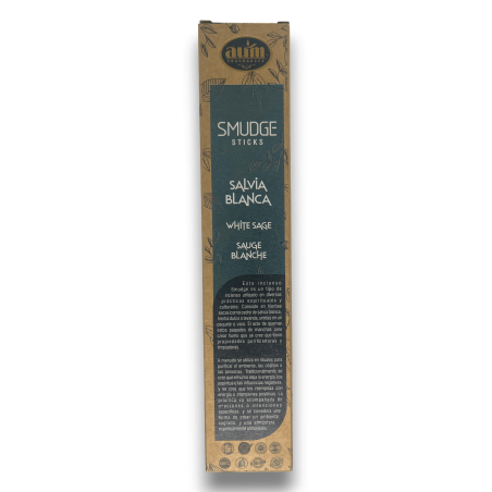 Encens Sauge Blanche Bio AUM Fragrances Smudge Sticks - 25gr.