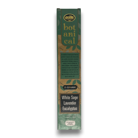 Sauge Blanche Bio, Lavande et Eucalyptus Encens AUM Parfums Botaniques - 25gr.