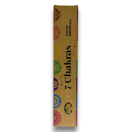 Encens Bio 7 Chakras AUM Fragrances Smudge Sticks - 25gr.